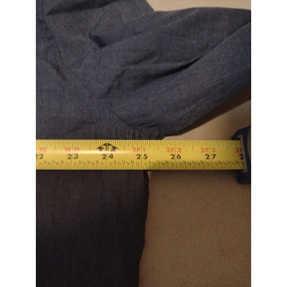 NWT New Men's Lee Easy Care Soft Handfeel Long Sleeve Button Shirt XL Blue - Picture 11 of 12